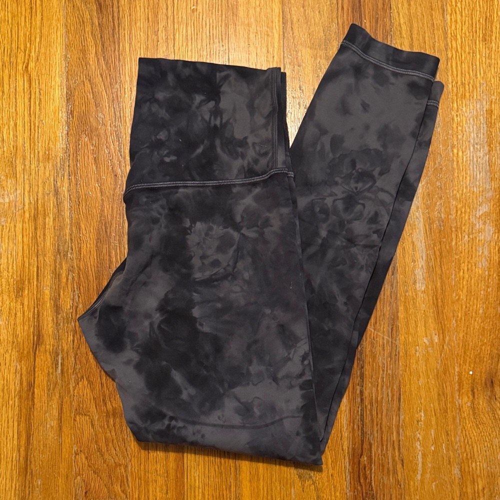 Lululemon Athletica - Grey Tie-Dye Leggings